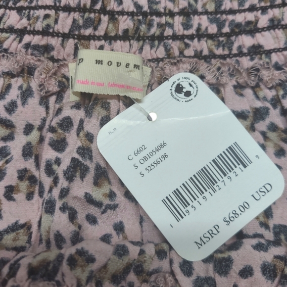 FREE PEOPLE MOVEMENT BLOUSE WOMENS OVERSIZED SMALL Bishop Sleeve Off Shoulder - Picture 9 of 12